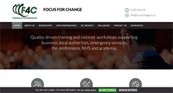 Desktop Screenshot of focus4change.co.uk