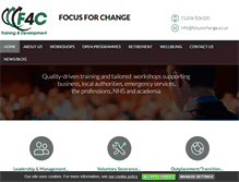 Tablet Screenshot of focus4change.co.uk